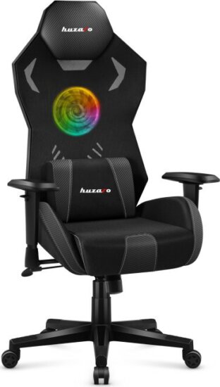 Huzaro Combat 7.6 RGB LED Gamer szék - Fekete