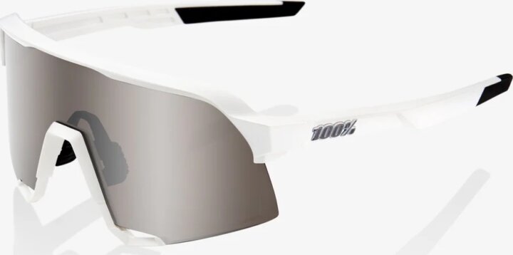 100percent S3 HiPER Ezüst Tükrös Lencsés UV Napszemüveg - Matt fehér
