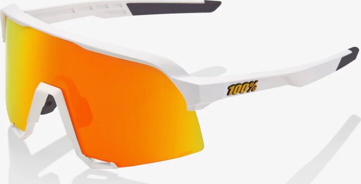 100percent S3 HiPER Piros Tükrös Lencsés UV Napszemüveg - Fehér