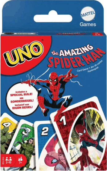 Mattel UNO kártyajáték - Pókember kiadás