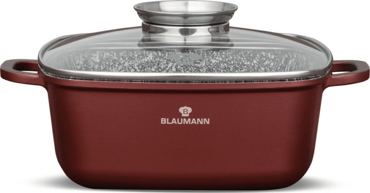 Blaumann BL-4092 Cerastone Főzőedény üveg fedővel Ø 24cm 4,4L - Bronz