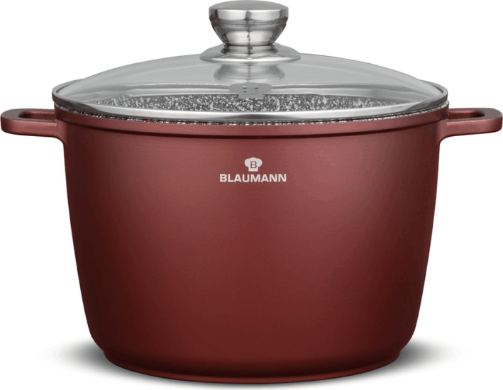 Blaumann BL-4087 6,2L Cerastone Lábas Üveg fedővel Ø 24cm 6.2L - Bronz