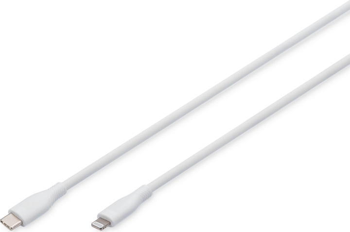Digitus USB-C apa - Lightning apa Adat- és töltőkábel 1m - Fehér