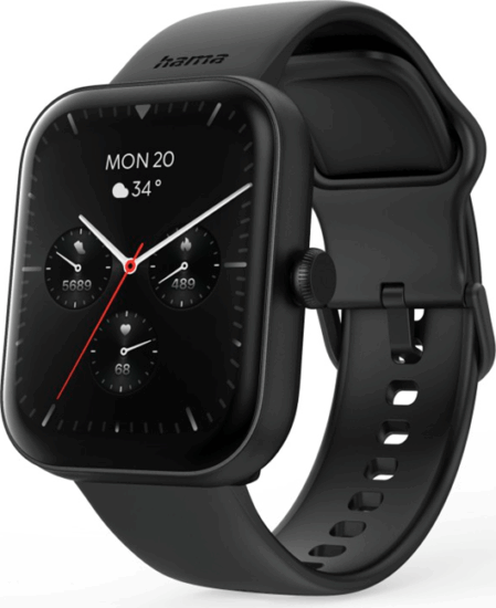 Hama 00178614 Smartwatch 5000 Okosóra 39mm - Fekete