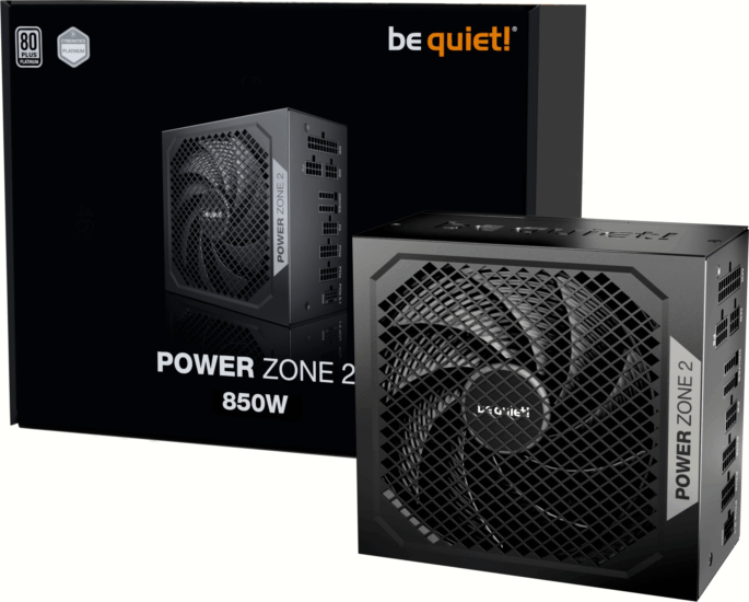 Be Quiet! 850W Power Zone 2 80+ Platinum Moduláris Tápegység Be Quiet! 850W Power Zone 2 80+ Platinum Moduláris Tápegység