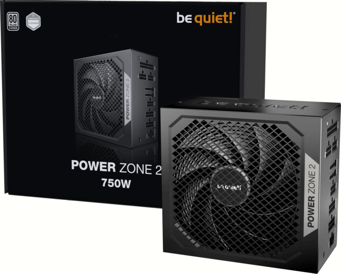 Be Quiet! 750W Power Zone 2 80+ Platinum Moduláris Tápegység Be Quiet! 750W Power Zone 2 80+ Platinum Moduláris Tápegység