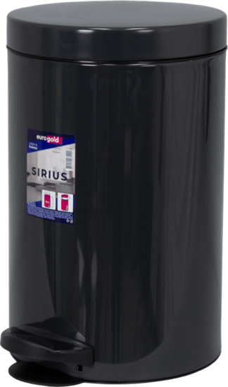 Eurogold Sirius 14 literes pedálos műanyag szemetes - Antracit szürke Eurogold Sirius 14 literes pedálos műanyag szemetes - Antracit szürke
