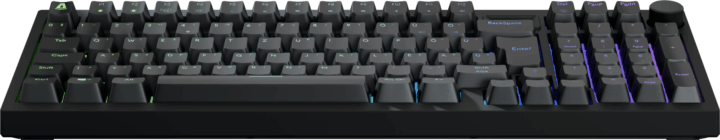 AVAX GM03 98% Gasket Brown Switch Mechanikus USB-C RGB Billentyűzet HUN - Fekete