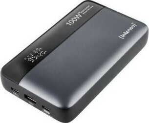 Intenso HE20000 PowerBank USB-A + Type-C / 20000mAh 100W - Fekete / Szürke