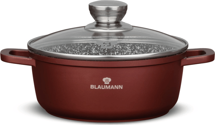 Blaumann BL-4077 2,3L Cerastone Fazék Üveg fedővel Ø 20 cm 2,3L - Bronz