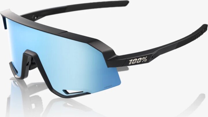 100percent Slendale HiPER Kék Tükrös Lencsés UV Napszemüveg - Matt fekete