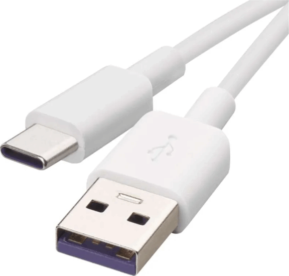 BlueStar DC-001AC3.0 USB-A apa - USB-C apa Adat- és töltőkábel 1m - Fehér