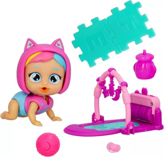 Cry Babies Playtime Millie edtzőterme játékszett 7 darab kiegészítővel Cry Babies Playtime Millie edtzőterme játékszett 7 darab kiegészítővel