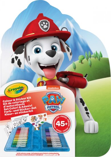 Crayola: Mancs őrjárat kreatív készlet matricákkal Crayola: Mancs őrjárat kreatív készlet matricákkal