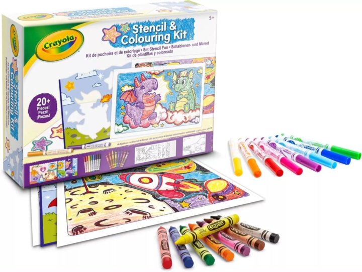 Crayola: Színezőkészlet sablonokkal Crayola: Színezőkészlet sablonokkal