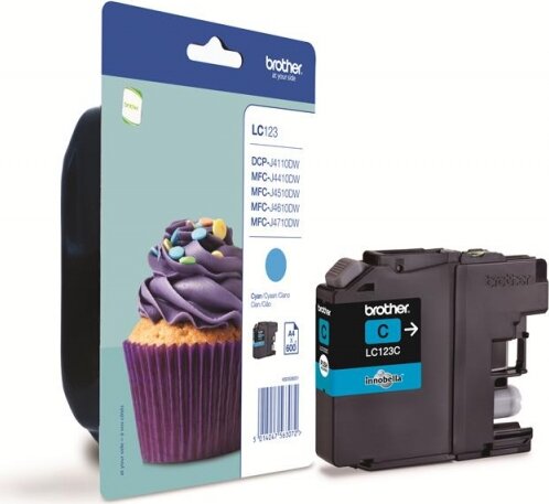 Brother Patron LC-123C Kék (Cyan)