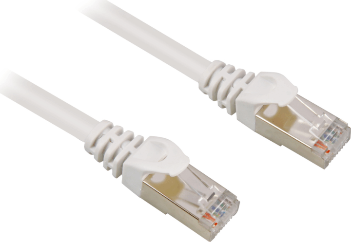 Sharkoon S/FTP Cat6 Patch kábel 0.5m - Fehér Sharkoon S/FTP Cat6 Patch kábel 0.5m - Fehér