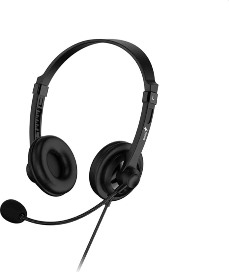 Genius HS-230U Vezetékes Fejhallgató headset - Fekete
