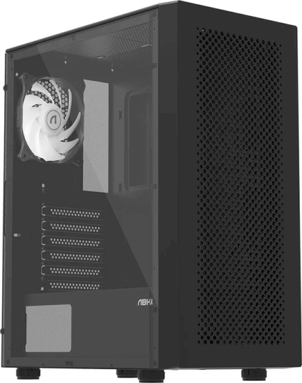 Spire G15 Midi Torony Számítógépház + 3db 120mm RGB, 1db 120mm ventilátor - Fekete Spire G15 Midi Torony Számítógépház + 3db 120mm RGB, 1db 120mm ventilátor - Fekete