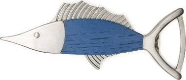 Kikkerland BO28 Marlin formájú üvegnyitó - Kék/Ezüst