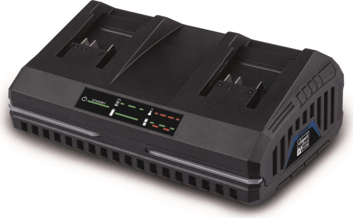 Scheppach SDBC2.4A - IXES 20V Dupla Akkumulátor töltő