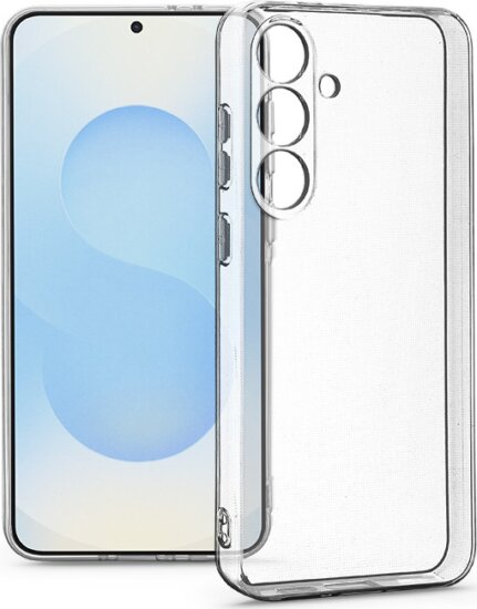 Haffner Samsung Galaxy S25+ Szilikon Hátlapvédő Telefontok - Átlátszó