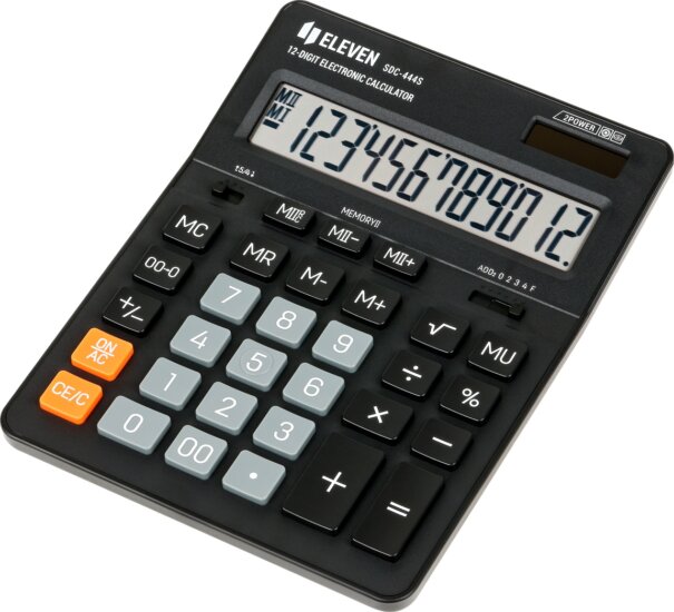 Eleven SDC444S Irodai számológép - Fekete