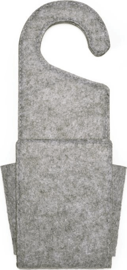 Kikkerland OR96 Ajtókilincsre tehető gyapjú tárolózseb - Szürke