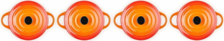 Le Creuset 79212100900100 Mini Tálaló edény készlet 4 db 10 x 5 cm - Piros