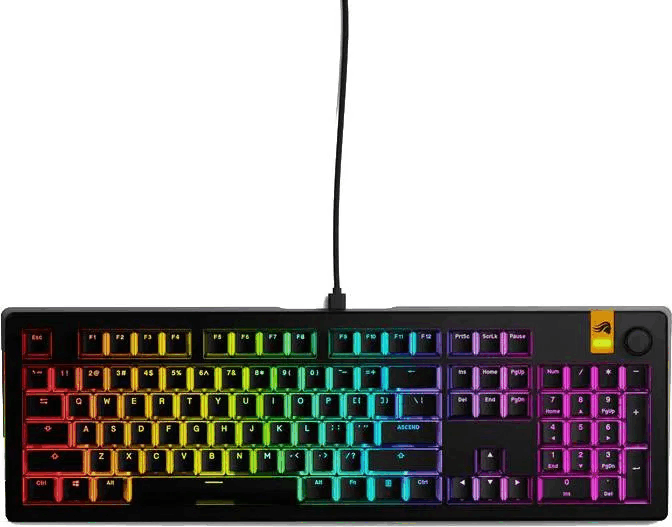 Glorious GMMK 3 100% Vezetékes Mechanikus Gaming Billentyűzet UK - Fekete