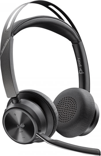 Plantronics Poly 9T9J6AA Voyager Focus 2 MS Bluetooth Fejhallgató Headset Töltőállomással - Fekete Plantronics Poly 9T9J6AA Voyager Focus 2 MS Bluetooth Fejhallgató Headset Töltőállomással - Fekete