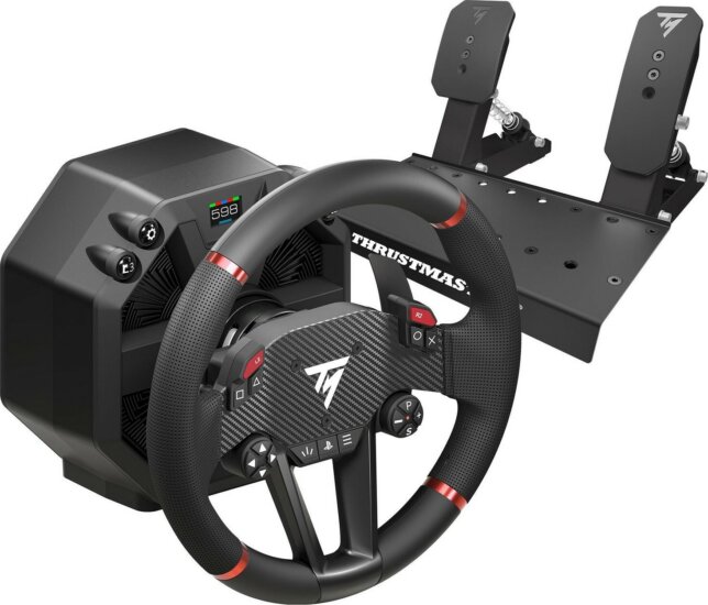 Thrustmaster 4160853 T598 Kormány és pedál - Fekete (PC / PS5 / PS4 / PS3)