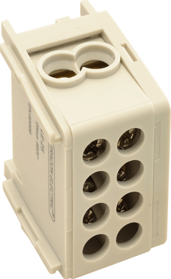 Tracon FLE-25 sínre szerelhető főáramköri leágazó kapocs