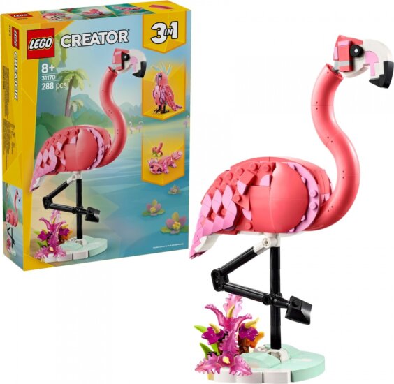LEGO® Creator: 31170 - Vadállatok: rózsaszín flamingó LEGO® Creator: 31170 - Vadállatok: rózsaszín flamingó