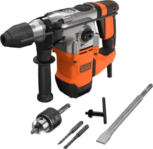 Black & Decker BEHS03K-QS SDS-PLUS Elektromos Fúró-Vésőkalapács 1250 Watt Black & Decker BEHS03K-QS SDS-PLUS Elektromos Fúró-Vésőkalapács 1250 Watt