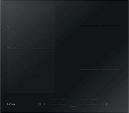 Haier HAFRSJ64MC Beépíthető 4 zónás Indukciós Főzőlap 7200 Watt - Fekete