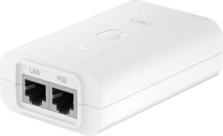 Ubiquiti POE-24-12W-G-WH Gigabit PoE Adapter