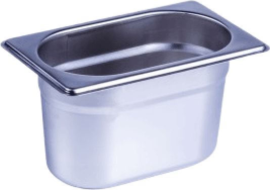 TOO KT-359 GN 1/9 Mini tálaló edény 17.6 x 10 x 10.8 cm - Szürke