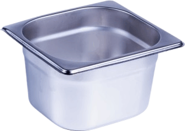 TOO KT-355 GN 1/6 Mini tálaló edény 16.2 x 10 x 17.6 cm - Szürke