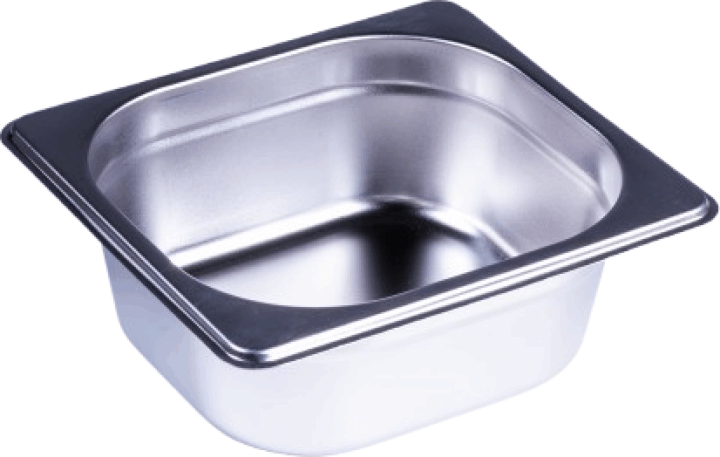 TOO KT-354 GN 1/6 Mini tálaló edény 16.2 x 6.5 x 17.6 cm - Szürke