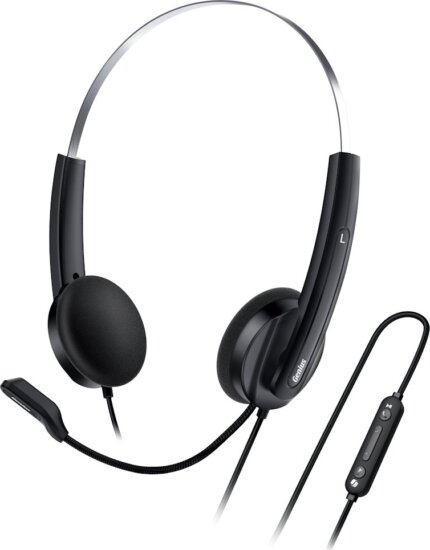 Genius HS-220U Vezetékes fejhallgató headset - Fekete Genius HS-220U Vezetékes fejhallgató headset - Fekete