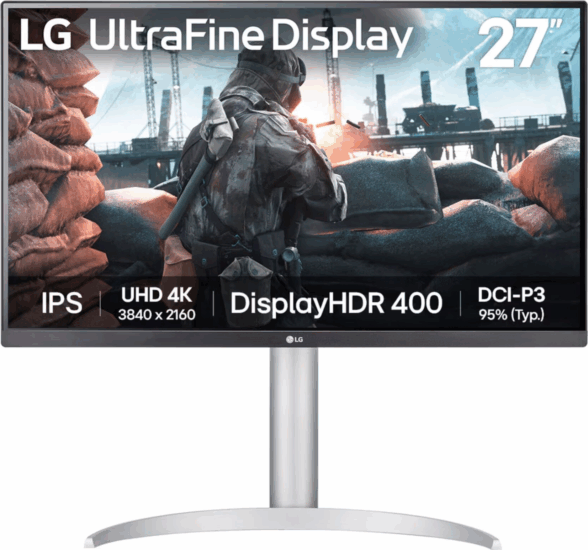LG 27" UltraFine Display 27UP650K-W 16:9 DisplayHDR 400 UHD 4K Monitor - Szürke LG 27" UltraFine Display 27UP650K-W 16:9 DisplayHDR 400 UHD 4K Monitor - Szürke