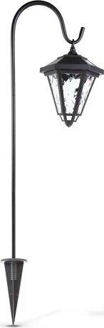 Garden of Eden 11236B LED Szolár lámpa kandeláber 80 cm - Fekete