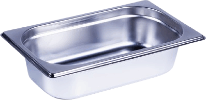 TOO KT-350 GN 1/4 Mini tálaló edény 16.2 x 6.5 x 26.5 cm - Szürke