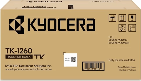Kyocera TK1260 Toner Eredeti Toner - Fekete