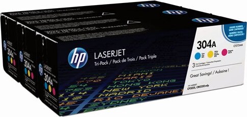 HP 304A toner 3db cián-sárga-magenta HP 304A toner 3db cián-sárga-magenta