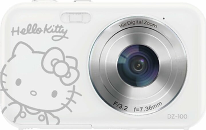 Yashica DZ-100 Hello Kitty Gyerek Digitális Fényképező 44Mpx/ HD - Fehér