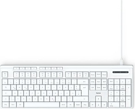 Hama CK-200 USB Vezetékes Billentyűzet HUN - Fehér
