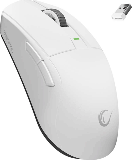 Rampage Zenith Pro 4K Wireless / Vezetékes Gaming Egér - Fehér Rampage Zenith Pro 4K Wireless / Vezetékes Gaming Egér - Fehér
