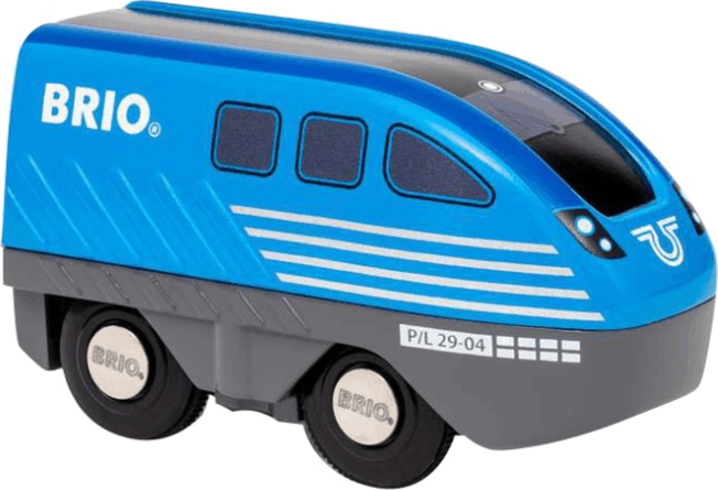 BRIO World Visszahúzható vonat - Kék